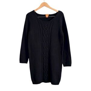 Joe Fresh Cable Knit Long Sleeve Sweater Mini Dress